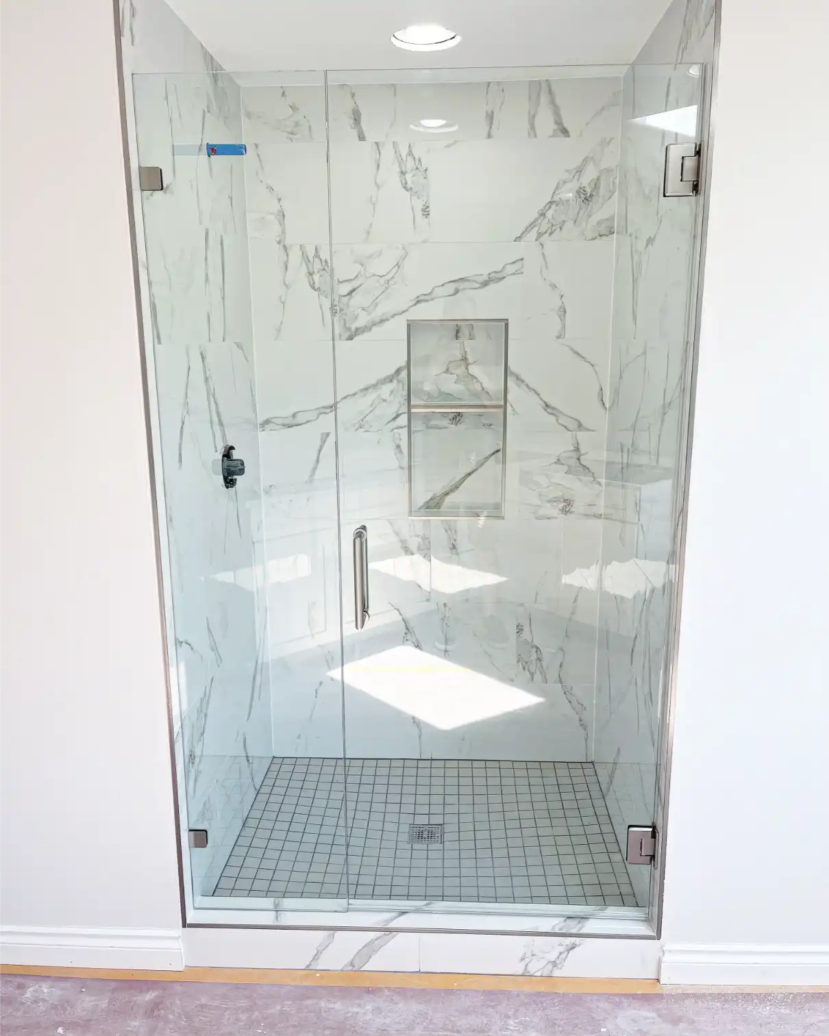 paris shower remodel